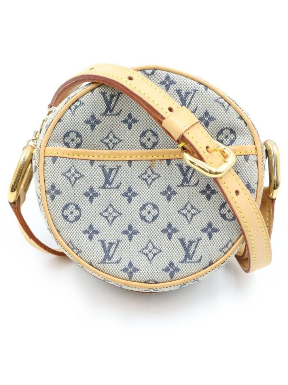 Louis Vuitton Monogram Mini Jeanne PM Shoulder Pouch Canvas Leather